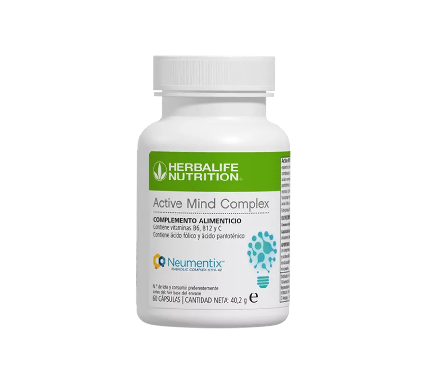 frasco de Active Mind Complex de Herbalife Nutrition con Neumentix