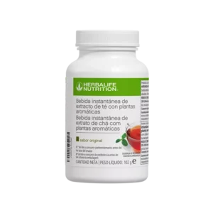envase de bebida instantánea Herbalife sabor original de 102 gramos
