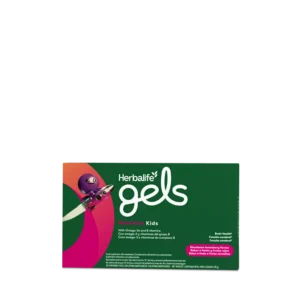 Suplemento Herbalife Gels MindVita Kids con omega 3 y vitaminas B.