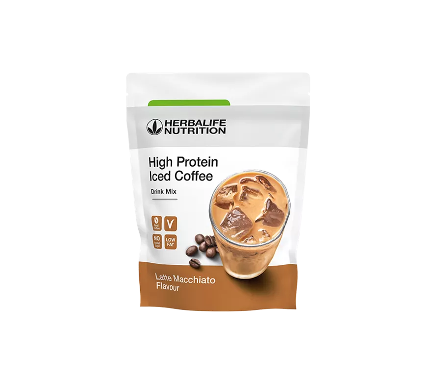 café helado proteico Herbalife sabor latte macchiato