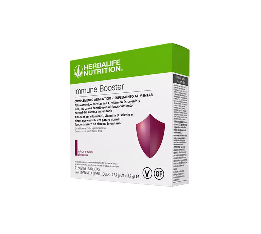 Caja de Immune Booster de Herbalife Nutrition sabor frutos silvestres