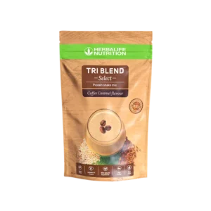 Batido proteico Tri Blend Select Herbalife sabor café caramelo