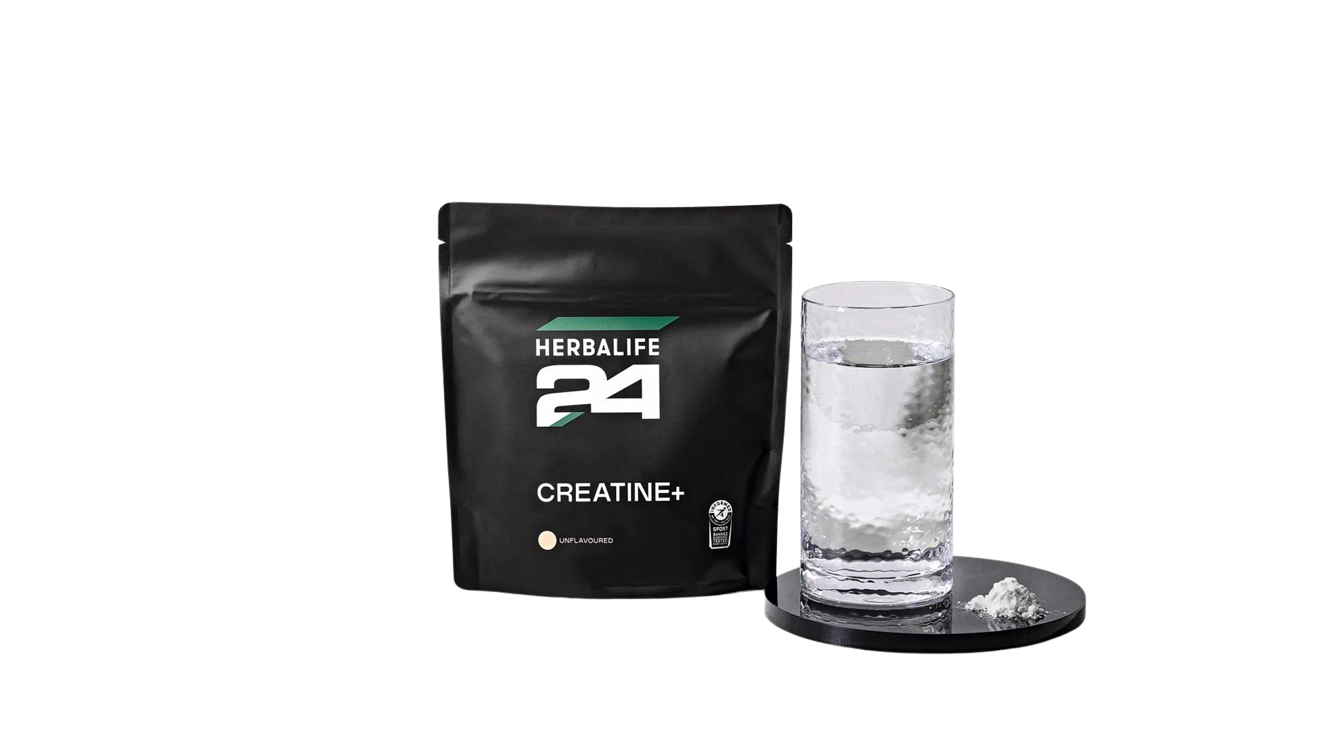 Suplemento Creatine+ de la línea profesional Herbalife24 para deportistas.