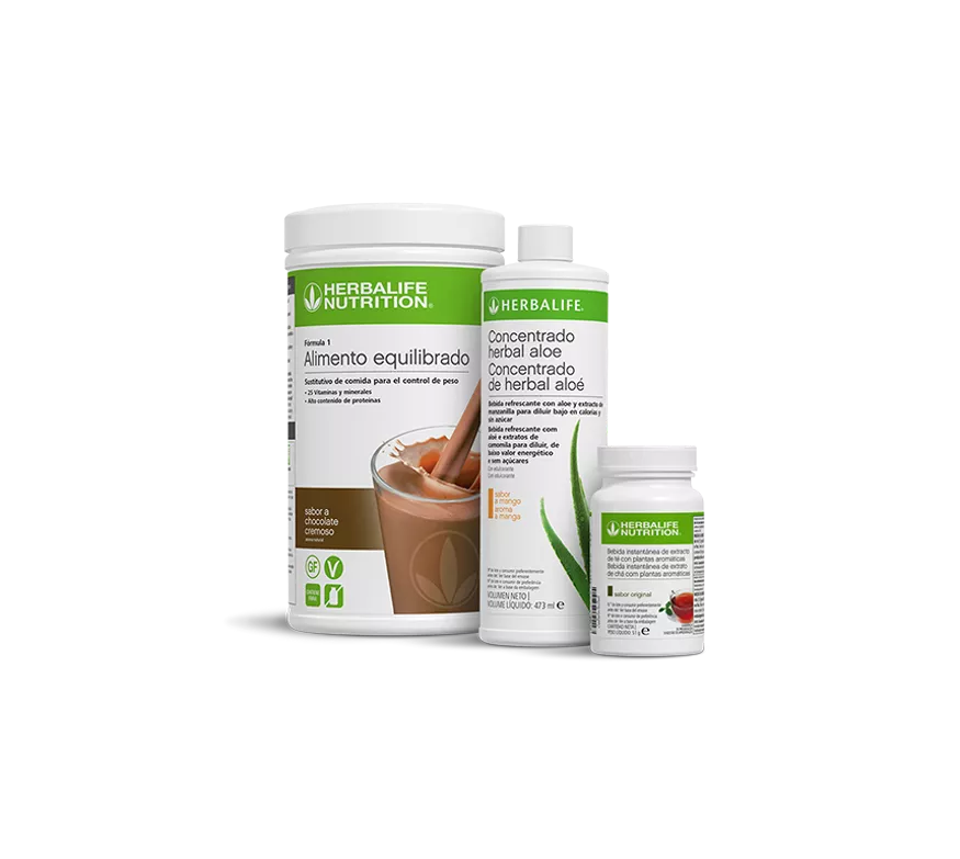 Batido Fórmula 1 sabor chocolate y complementos para el control de peso.